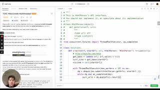 Leetcode explained - Web Crawler Multithreaded, implemented in Python 3 (leetcode 1242)