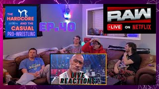 WWE RAW ON NETFLIX LIVE REACTION!!! | Pro Wrestling Podcast Ep. 40