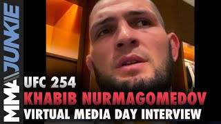 Khabib Nurmagomedov says he'll finish Justin Gaethje | UFC 254 interview