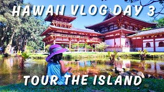 What we saw around the island of Oahu in one day, HAWAII Travel Vlog