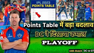 IPL 2023 : Points Table After DC vs GT Match || DC beat GT by 5 Runs