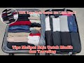 CARA MELIPAT PAKAIAN DI KOPER AGAR MUAT BANYAK & RAPI || TIPS PACKING BAJU UNTUK MUDIK DAN TRAVELING