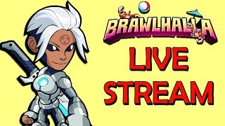 LIVE STREAM Smurfing &  2v2 Lobby with Viewers! • Brawlhalla Gameplay
