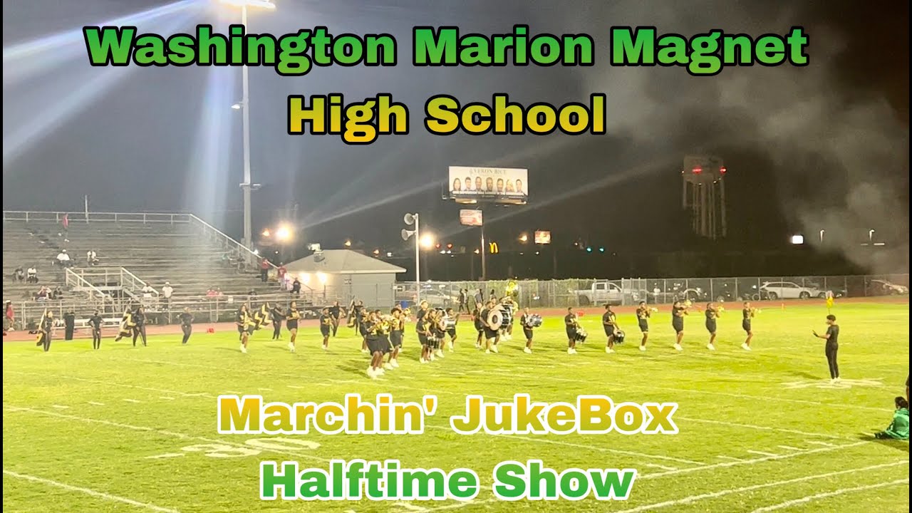 Washington Marion "Marchin' Jukebox" Marching Band| Halftime Show| WM ...