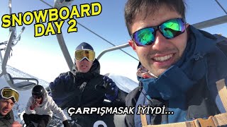 İKİ GÜNDE SNOWBOARD ÖĞRENDİM !!! #SNOWBOARD #KAYAK #KAZA