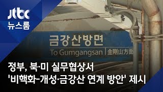 정부, 북·미 실무협상서 '비핵화-개성·금강산 연계 방안' 제시