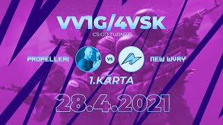 VV1G/4SK CSGO TURNĪRS | 1.KĀRTA | Tas bēbis VS Pfizer gang | 20:00