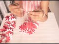 garland making with paper paper flowers garlands making ideas at home