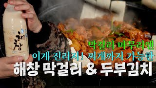 [백실장의 취미백가]캠핑 \u0026 페어링 4화 해창 막걸리와 두부김치 (물동네힐링캠핑장)