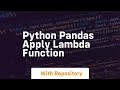 python pandas apply lambda function