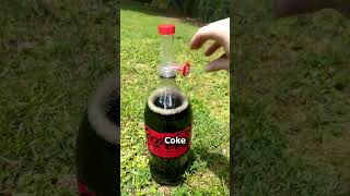 This Mentos Gadget Makes GIANT Soda Geysers! (Coke Geyser Tube)