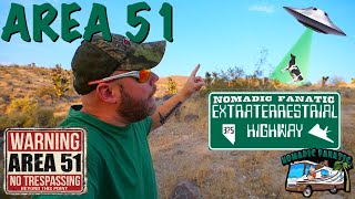 The Extraterrestrial Highway! Area 51, UFO Research Center, Black Mailbox