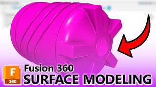 Autodesk Fusion 360 | SURFACE Modeling made EASY (2025)!