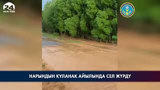 Нарындын Куланак айылында сел жүрдү