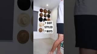 1 Suit Styled 7 Ways