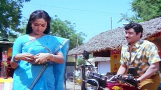 எனக்கும் உங்கமேல ஆசையாத்தான் இருக்கு..ஆனா பயமா இருக்கு...| Ponnuketha Purushan Movie Scenes