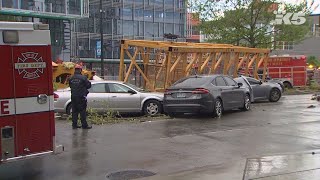 Construction crane collapses in Seattle, killing four people