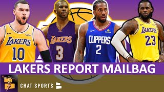 Lakers Mailbag: LeBron James vs. Kawhi Leonard, Re-Sign AD + NBA Trade Rumors On Zach Lavine & CP3