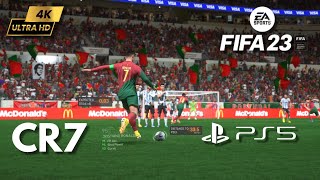 FIFA 23 - Is this the best Cristiano Ronaldo Freekick? Ridiculous Long Ranger! PS5 Gameplay 4k UHD