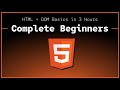 HTML Course for Complete Beginners (with project)