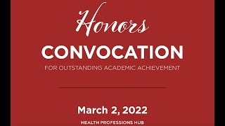 2022 D'Youville Honors Convocation