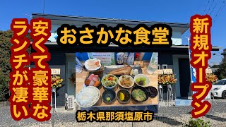 おさかな食堂【栃木県那須塩原市】神回！新規オープン！これは凄い！安くて豪華なランチにびっくらポン！