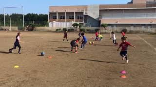 2人組ボール落とし(小学生クラス)