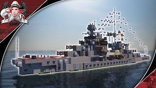 Minecraft: WW2 RN Zara | Zara-Class Heavy Cruiser Tutorial