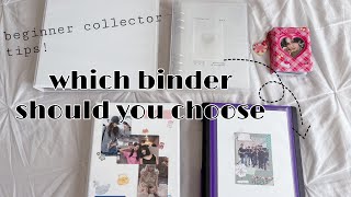 🌷beginning kpop collection binders | tips