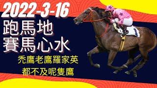 賽馬貼士 刀仔推介 3月16日跑馬地 又有重心馬 禿鷹老鷹羅家英