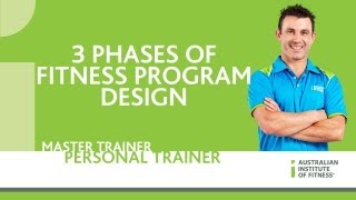 3 Phases of Fitness Program Design