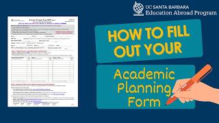 How to Fill Out Your Academic Planning Form -- Remastered!