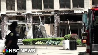 New s show deadly Ohio building explosion and frantic rescue efforts