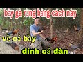 lưới bẫy gà rừng chỉ 250k/tấm bấm chì bằng máy.viền cước chống rối,chống bám rác #bẫygàrừng #garung