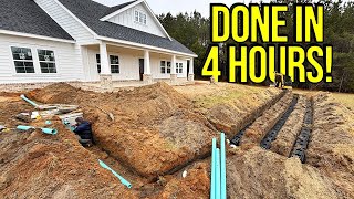 Complete Septic Tank and Leach Field Install with COST!!