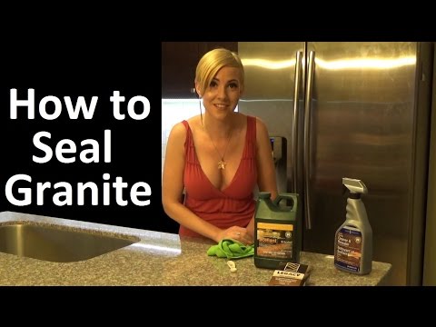How to seal your granite and marble countertops How to seal your granite and marble countertops