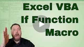 #3 VBA Excel If Function in VBA code