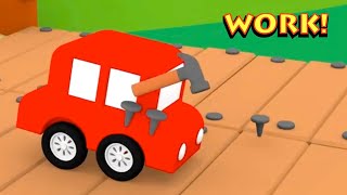 WORK! - Cartoon Cars - Cartoons for Kids!