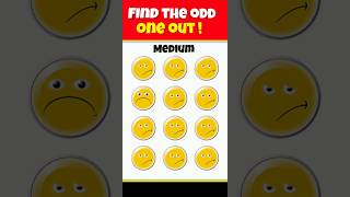 find the odd emoji out! emoji challenge #shorts #riddles #paheli