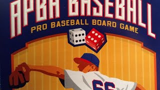 APBA Baseball - Basic Game Rules Breakdown and Gameplay