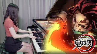 Demon Slayer: Kimetsu No Yaiba Episode 19「Kamado Tanjiro no Uta」Ru's Piano Cover