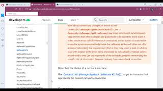 Check Internet Connectivity in Android (java)