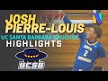 Josh Pierre-Louis UC Santa Barbara Gauchos 2020-2021 Highlights