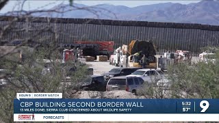 Second border wall construction underway in Southern Arizona