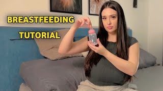 4k Breastfeeding Pump Tutorial For New Mom #breastfeeding