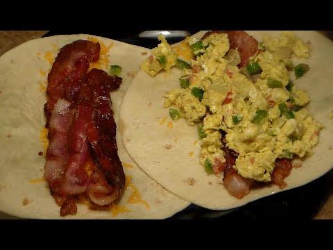 How To Make A Jumbo Breakfast Wrap: Delicious Bacon Egg & Cheese Breakfast Burrito How To Make A Jumbo Breakfast Wrap: Delicious Bacon Egg & Cheese Breakfast Burrito