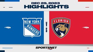 NHL Highlights | Rangers vs. Panthers - December 29, 2023