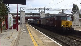 (HD) WCRC 57313 + EX ATW 57316 at Harrow \u0026 Wealdstone on 5Z00 FGW MK3 move 30.8.14