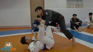 [주랜기술#26] 하프가드에서 싱글레그 덤프 \u0026 싱글레그 디펜스; Half Guard Underhook to Single Leg Dump and Single Leg Defense