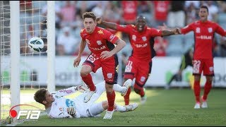 Evan Kostopoulos - 2 goals - Adelaide United V Melbourne Victory